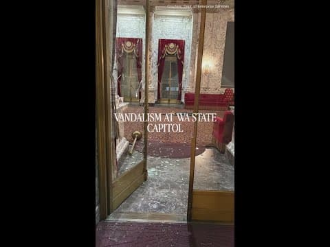 Vandalism reported at State Capitol building