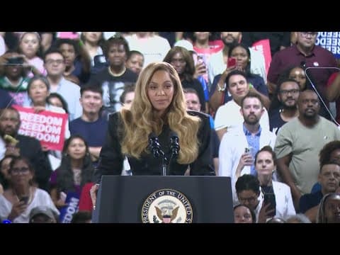 Beyonce stumps for VP Harris in Houston