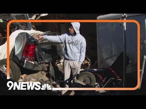 Video shows Aurora man leaving home 1 minute before driver crashes into it