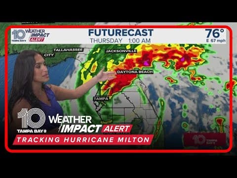 Tracking Milton: When will the hurricane make landfall in Florida? The latest track and updates