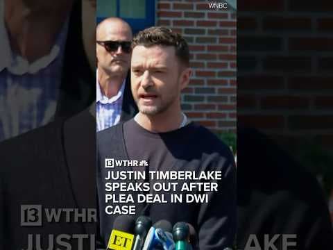 Justin Timberlake speaks out after plea deal in DWI case | Via: NBC