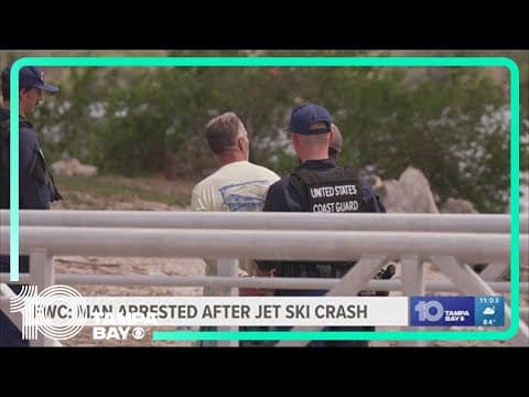 Man arrested after jet ski crash near Anclote Key