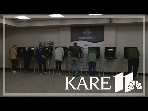 Minnesota Secretary of State stops by Dakota County polling location on Election Day