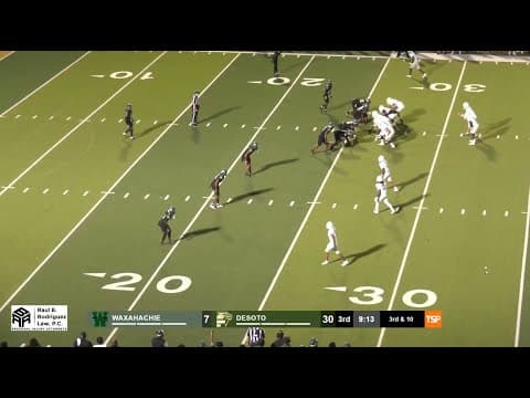 DeSoto Eagles vs. Waxahachie Indians highlights | September 26, 2025