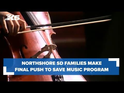 Northshore School District families make final push to save fifth-grade music program