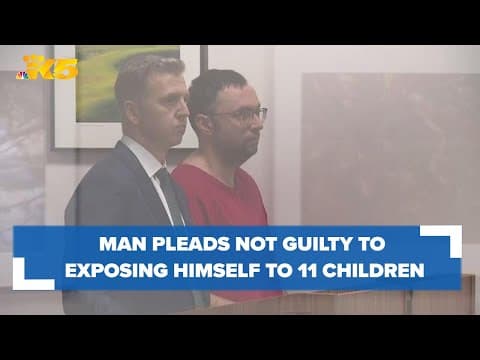 Man accused of exposing himself to 11 children in Seattle neighborhoods pleads not guilty
