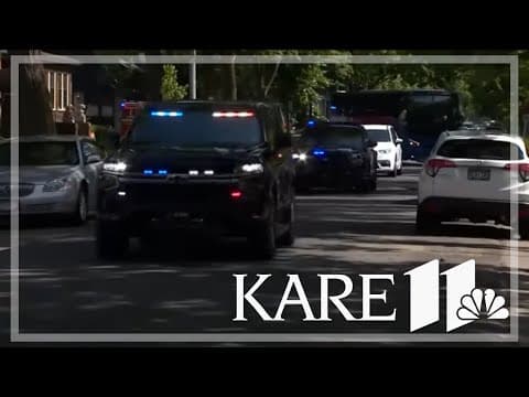 Procession held to honor Melissa Hortman and Mark Hortman