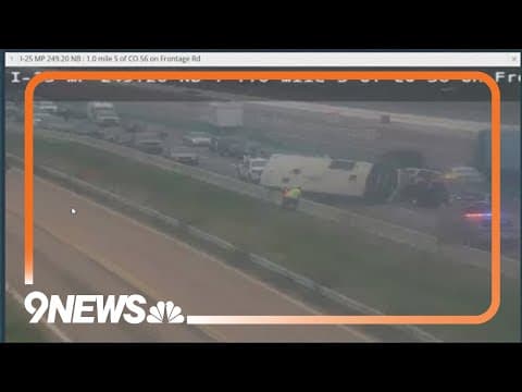 I-25 NB closed for crash in Northern Colorado