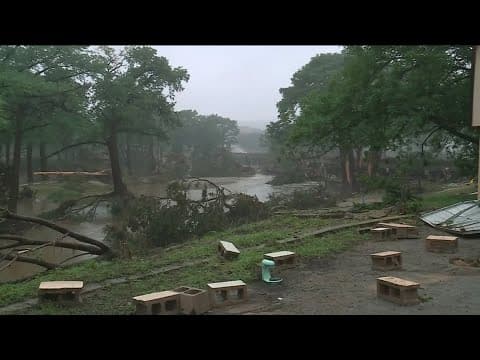 14 children in Texas are among the 37 dead from flash floods as the search continues for the missing