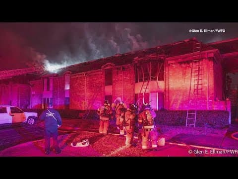 Man charged with arson in connection with North Texas apartment fire, officials say