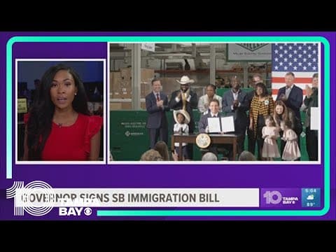 DeSantis signs immigration bill into law