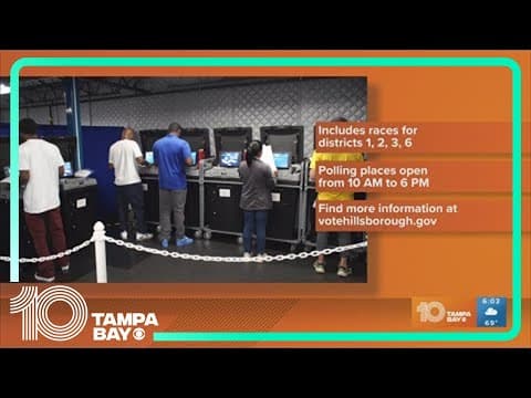 Early voting for Tampa municipal election runoff begins