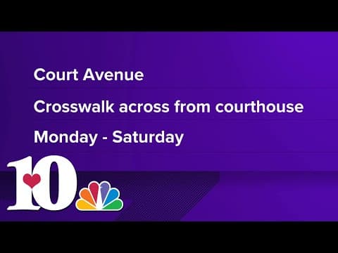 Crosswalk across from Sevier County Courthouse to be closed for repairs