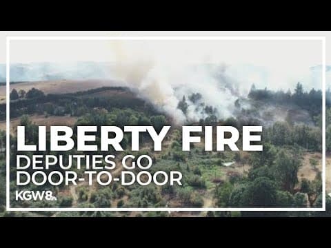 Deputies in Salem going door-to-door to alert people of wildfire evacuations