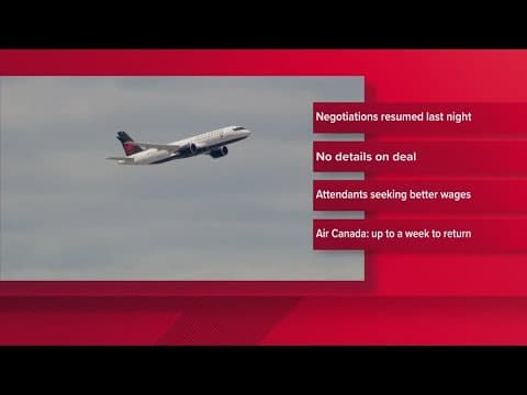 Air Canada, flight attendants reach tentative deal