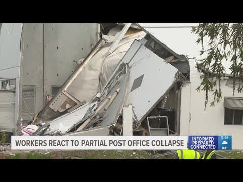 Wall collapses at USPS facility in Tampa