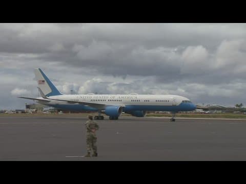 President Biden, first lady arrive in Maui to get look at devastation caused by deadly wildfire
