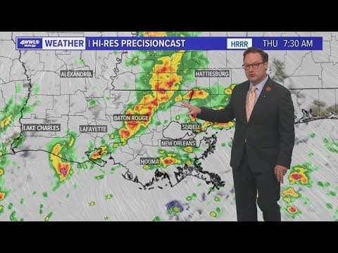 Weather: Round of storms early Thursday, more possible Saturday