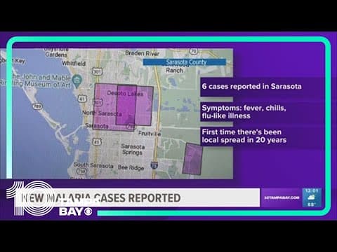 6 cases of malaria now reported in Sarasota