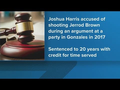 Man sentenced for killing man a house party in Louisiana, court records say