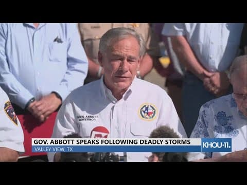 North Texas storms: Gov. Abbott, other state and county leaders give update