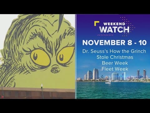 Weekend Watch November 8 - 10 | Things to do in San Diego