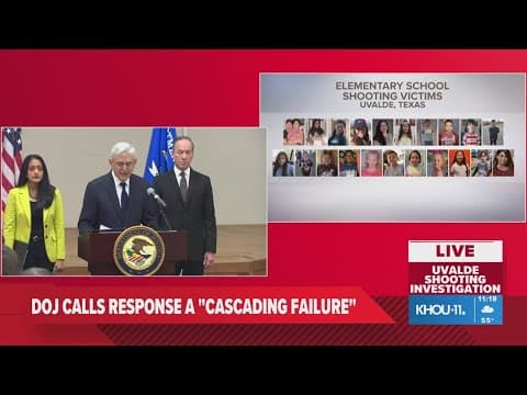 U.S. AG Merrick Garland on Uvalde shooting: 'The victims and survivors of the mass shooting deserved