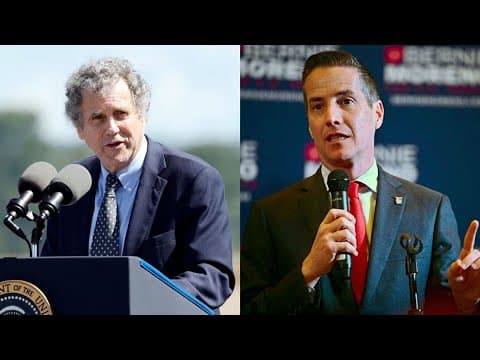 Sherrod Brown and Bernie Moreno make final appeal to voters ahead of election