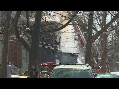 2 killed, 10 injured in Cincinnati house fire before explosion injures 2 children