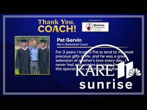 Thank you, Coach! College basketball coach serves as great role model