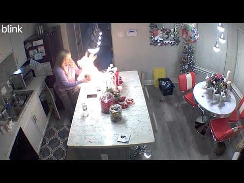 Caught on camera: Luxury candle brand sued after woman claims candle exploded, left her with burns