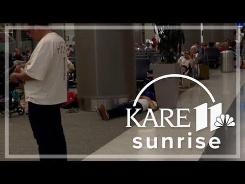 KARE 11's Morgan Wolfe gets stuck in Utah due to Delta issues