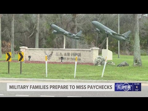 Local military families prepare to miss paychecks as government shutdown continues