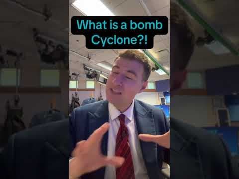 What is a bomb cyclone?