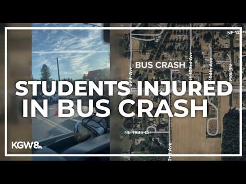 3 students hospitalized after school bus crash in Battle Ground