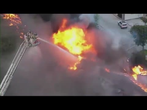 16 units damaged, firefighter hospitalized due to large apartment fire in north Harris County