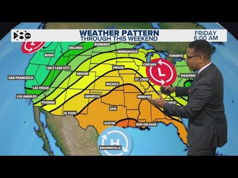 DFW Weather: Cold front, rain expected to move into North Texas early next week