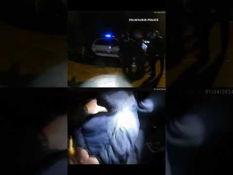 Bodycam video: Accused drunk driver slams into police car in Milwaukie, Oregon