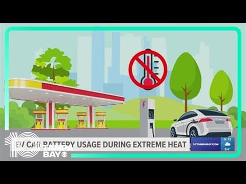 Electric vehicles' charging impacted by heat