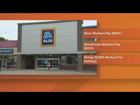 Aldi raises starting pay for workers