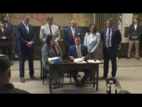 Governor Landry signs 11 of 22 crime bills into law