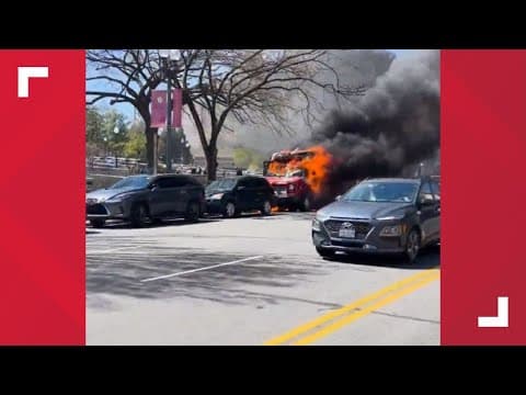 Food truck fire sends someone to hospital with serious injuries in DC