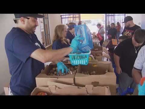 High school students help to open new food pantry at Clairemont Canyons Academy