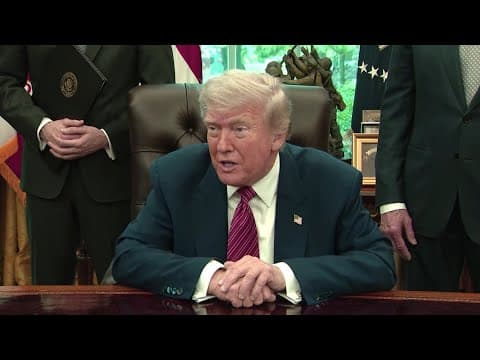 'Harvard is going to have to change its ways' Trump says to media