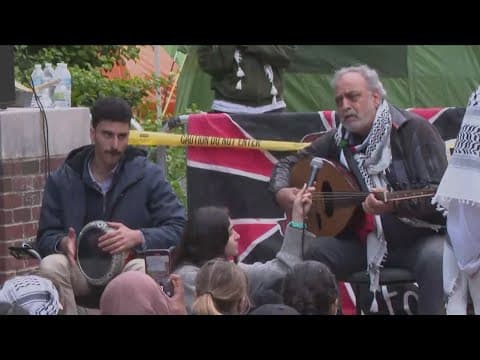 Days-long protests persist on GWU's campus