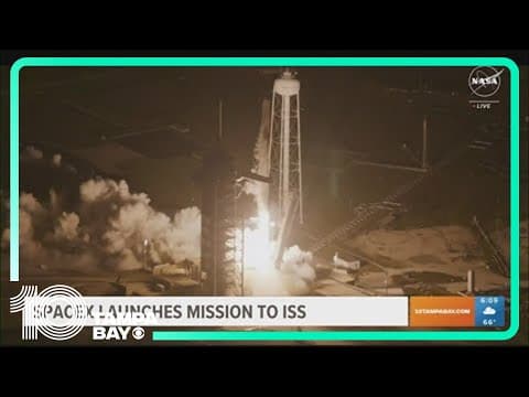 SpaceX launches 4-crew mission to ISS after several delays