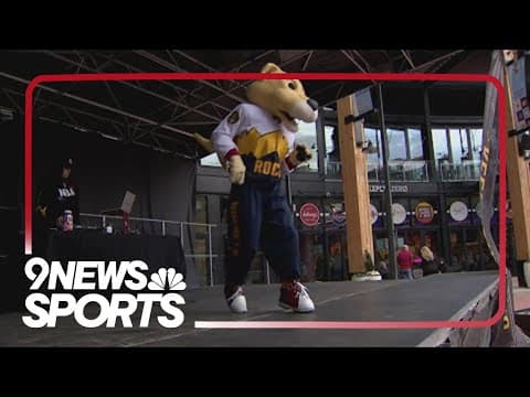 Denver Nuggets pep rally held at McGregor Square Thursday