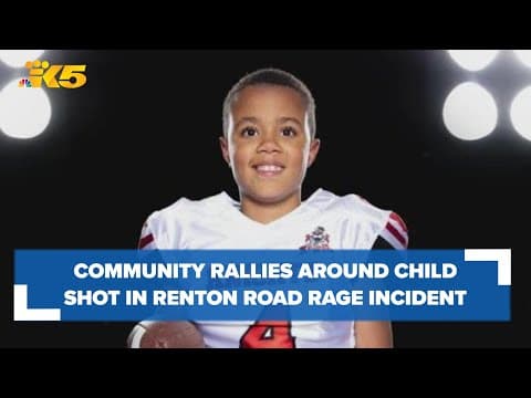 Community unites around 9-year-old shot in suspected Renton road rage incident