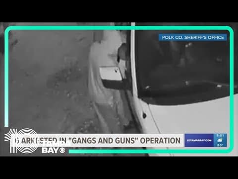 6 arrested in 'gangs and guns' operation in Polk County