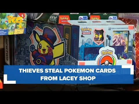 Thieves ram truck in Lacey shop, steal Pokemon cards worth thousands